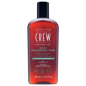 3-1 Chamomile + Pine: Shampoo, conditioner and body wash 450ml